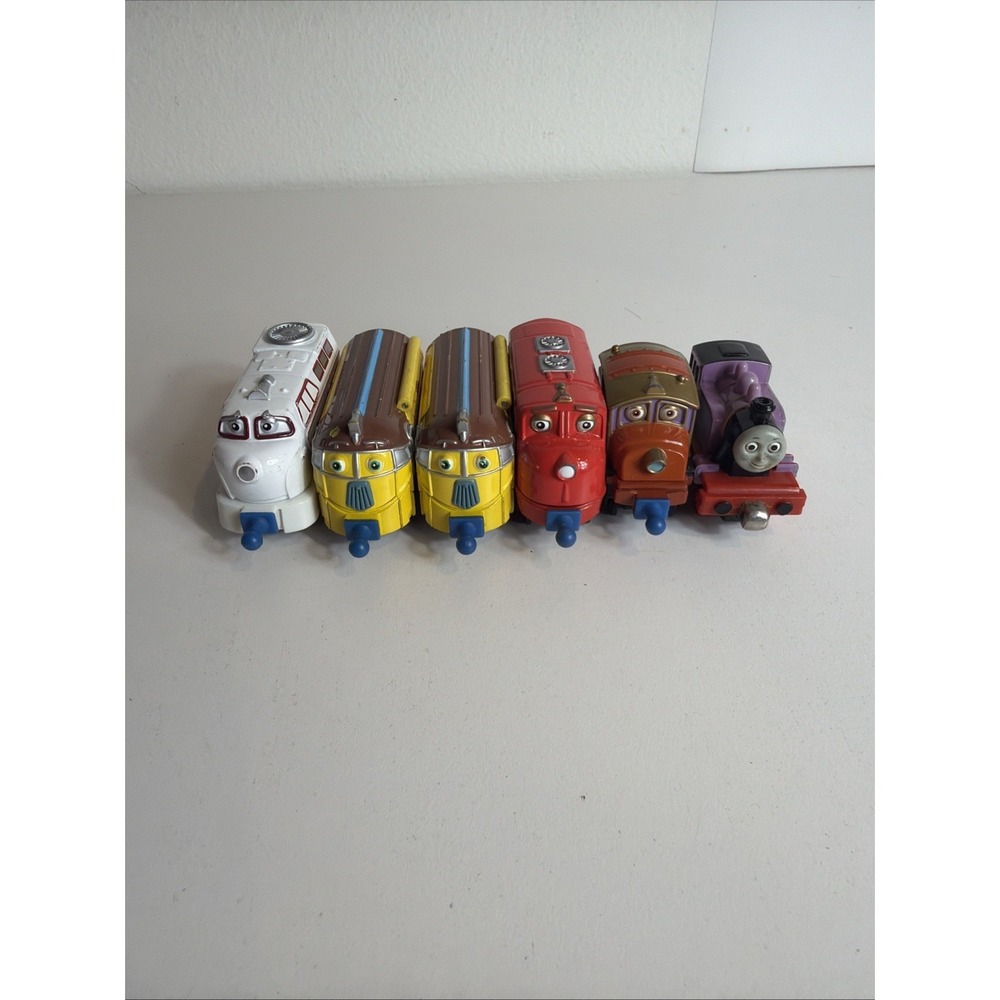 Chuggington Train Engines & Cars‎ Lot Of 6